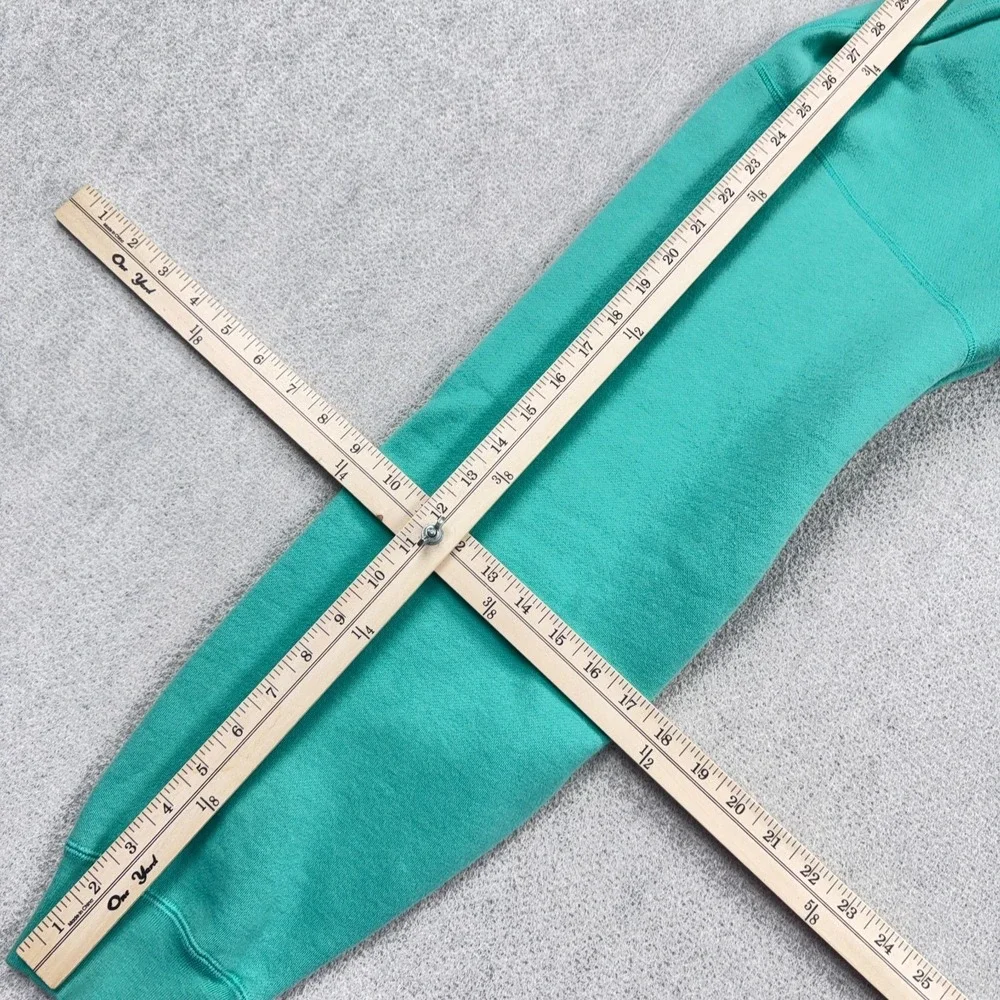 Vintage Polo Ralph Lauren Sweatshirt Men XL Teal Blue Crewneck Sweater 90s Y2K
